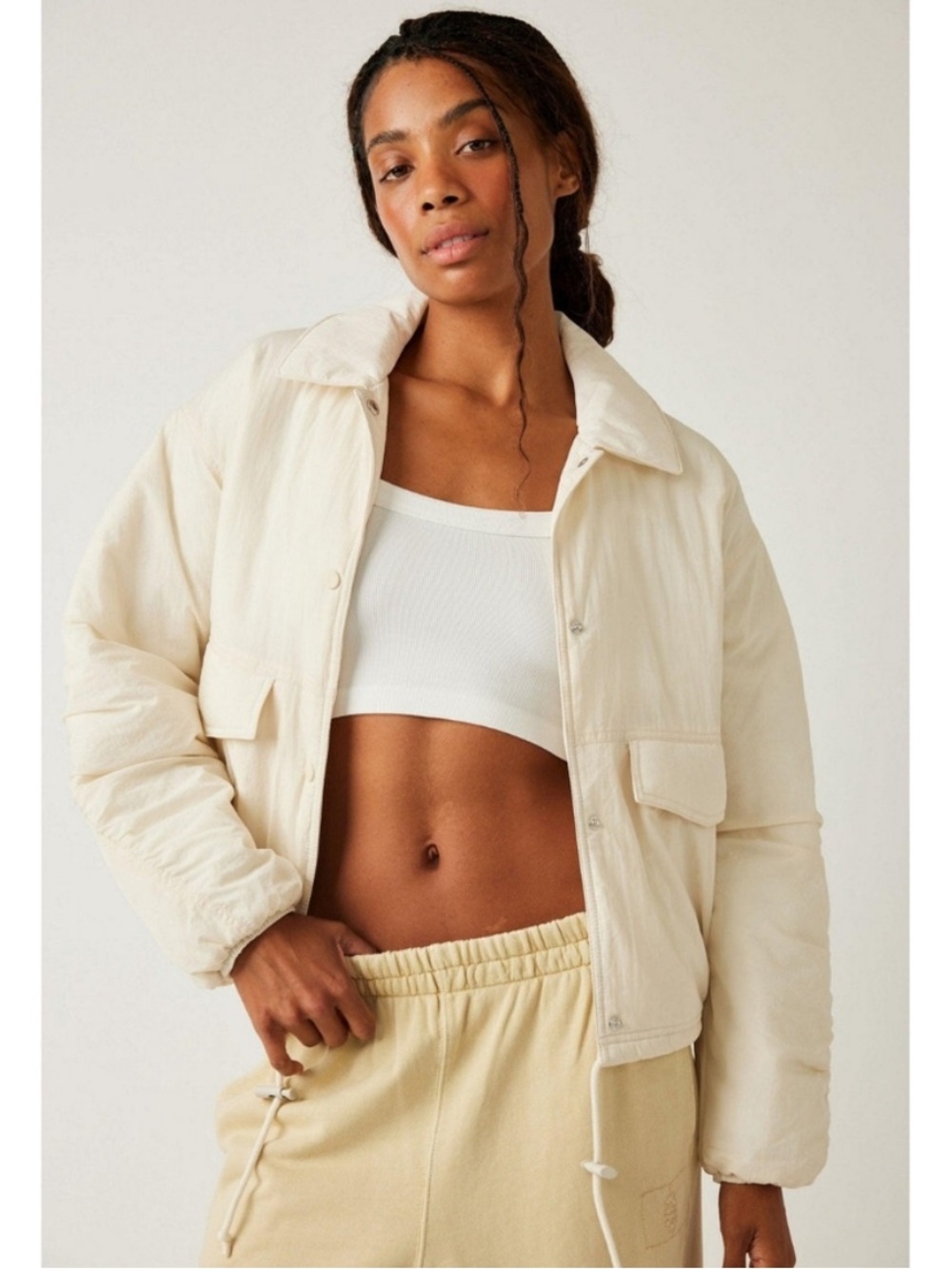FP Movement Off The Bleachers Coaches Jacket